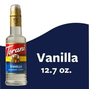 Torani Original Vanilla Syrup, Flavored Syrup, Authentic Coffeehouse Syrup, 12.7 oz