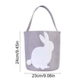 thumbnail image 3 of Rewenti Easter Bunny Basket Bags, Rabbit Bucket Tote for Easter Egg Hunts Decorations Candy Gifts Storage, 3 of 6