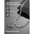 thumbnail image 6 of ChainsProMax Men 8mm Figaro Chain Necklace 316L Stainless Steel Necklace Jewelry Gift for Men Women Fathers Mothers Day, 6 of 7