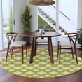thumbnail image 3 of Round Rug 7Ft Washable Non-Slip, Sage Green Floral Circle Area Rugs for Living Room Bedroom, Spring Flowers Modern Abstract Art Farmhouse Indoor Floor Mats Carpet Runner for Home Decor Aesthetic, 3 of 8