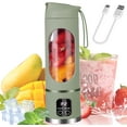 thumbnail image 1 of Digital Multimode Juicer Blender - Smart LED Display, Fresh Juice Blender Bottles Portable, Diet-Friendly, Leak Proof Design for Smoothies Liquid Diet, Shakes (Green), 1 of 7