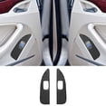 thumbnail image 1 of Real Bright Soft Car Interior Carbon Fiber Sticker DecorationCarbon Fiber Rear Window Control Cover For 2008-13 Cadillac CTS Sedan/WagonAuto Car Protection Interior Accessories, 1 of 8