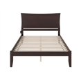 thumbnail image 4 of AFI Metro Queen Solid Wood Platform Bed with USB Charging Station in Espresso, 4 of 6