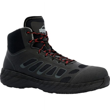 

SlipGrips Men s Alloy Toe Electrical Hazard Puncture-Resisting Waterproof Hi-Top Athletic Work Shoe Size 5.5(W)