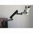 thumbnail image 2 of AmScope 3.5X-45X Trinocular Articulating Zoom Microscope with Clamp New, 2 of 4