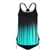 thumbnail image 5 of Traje de baño de moda para mujer con estampado de cojín en el pecho y sin soporte de acero, holgado, con cordón ajustable, dividido., 5 of 5