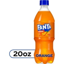 Fanta Orange Fruit Soda Pop, 20 fl oz Bottle