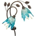 thumbnail image 1 of Regal Art  and  Gift 12513 - 42" Blue Double Flower Garden Stake Solar LED Light, 1 of 1