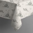 thumbnail image 4 of Highland Cow Cactus Triangle Pattern Rectangle Tablecloth 60"x120",Waterproof Polyester Rectangle Table Cloth, Wipeable Spillproof Polyester Tablecloth for Dining, Camping, Indoor and Outdoor, 4 of 6