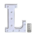 thumbnail image 2 of Remote control Alphabet Letter Lights LED Light Up White Plastic Letters Stand L, 2 of 2