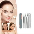 thumbnail image 2 of Hearth & Gear Grade Blackhead Extraction Tool Kit Blackhead Remover Tool Extractor Removal Kit For Popping 7/5 Pcs Set Removing For Nose Face Tools Hair Steamer Handheld Make up Removers Cleaning Pads, 2 of 4