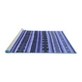thumbnail image 2 of Ahgly Company Machine Washable Indoor Rectangle Solid Blue Modern Area Rugs, 8' x 12', 2 of 4