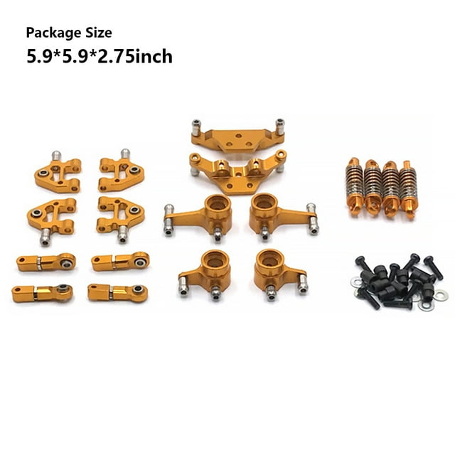 1/28 Cars Body Shell Column Modification Upgrades Kit Modified Accessories Replacement for WLtoys K969 K979 K989 K999 P929 P939 Gold