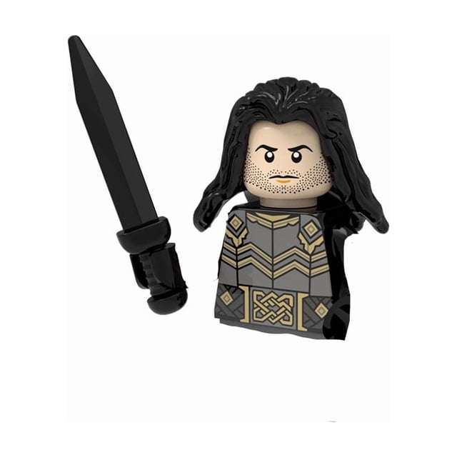 Medieval Warrior Soldier Mini Figure Building Blocks Set, Elf Dwarf Ranger Human Wizard Character Model, DIY Assembled Educational Toy Gift for Kids Boys Girls