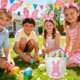 thumbnail image 1 of Bolsa de Pascua para niños | Cesta de lona para huevos de dulces infantiles | Bolsa de regalo con temática de conejos para búsquedas de huevos, fiestas navideñas y decoración de primavera, 1 of 6