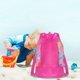thumbnail image 4 of Bolsa de playa para guardar juguetes de arena, bolsa de gran capacidad para exteriores, bolsa de playa plegable y portátil, material de algodón resistente, ideal para viajes familiares a la, 4 of 9