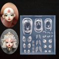thumbnail image 2 of Osdhezcn Elf Ear Nail Stamping Templates Elf Doll Nail Art Molds Devil Horns DIY Nail Carving Mold Gift for Nail Art Enthusiasts, 2 of 16