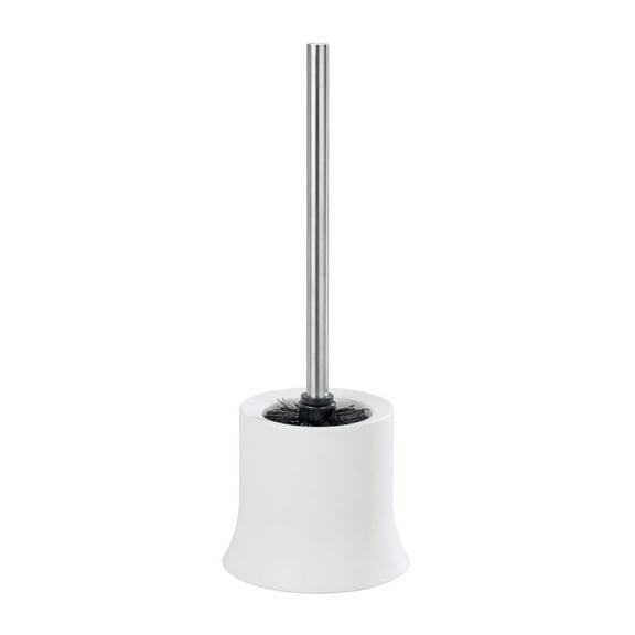 WENKO 18751100 Toilet brush Basic White - Plastic, 14 x 38 x 14 cm