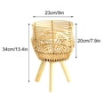 thumbnail image 3 of Soporte de Flores de Ratán de Imitación de Maceta Tejida Contenedor de Maceta Soporte de Cesta de Suelo de Flores para Oficina en Casa ANGGREK  Otros, 3 of 8