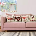 thumbnail image 6 of Coolmade Valentine Pillow Covers Valentines Day Decorations Throw Pillows Cases 18x18 Inche, 4Pack, 6 of 7