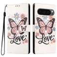 thumbnail image 2 of Colorful Painted Wallet Phone Case for Google Pixel 9 Pro XL / Pixel 10 Pro XL 6.8" , PU Leather Flip Folio Cover With Card Slots, Magnetic Closure, Kickstand, Shockproof Protective Phone Case, 2 of 10