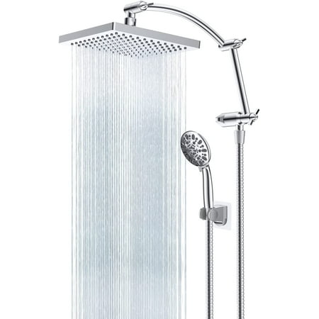 Hantdan High Pressure 8 Inch Rainfall Shower Head/Handheld Showerhead ...