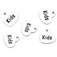 thumbnail image 4 of 5 Piezas de material acero Inoxidable , Forma De , Colgante Familiar Para De Bricolaje, Collar, Joyería, Hallazgos Niños, 4 of 6