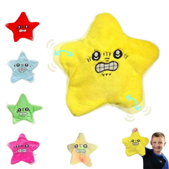 Jouet en Peluche Étoile de Mer Pendentif Étoile de Mer Jouet en Peluche avec Mouvements Amusants Sons Éducatifs Jouet Divertissant pour Enfants Cadeau Amusant