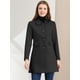 thumbnail image 3 of Abrigo Allegra K Vintage de Invierno Medio Largo Negro XS para Mujer, 3 of 6