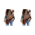 thumbnail image 1 of sweethay Camisa de poliéster para mujer, blusa Bohemia plisada de cuello de verano para interiores y exteriores, salidas diarias, camisas para Verde S 2Conjunto, 1 of 6