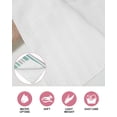 thumbnail image 6 of Aqua Grey Stripe Kitchen Dish Towels for Drying Dishes Set of 2, Farmhouse Minimalist Striped Waffle Weave Microfiber Hand Tea Bathroom Towels Quick Dry & Absorbent Towel 12x12, 6 of 7