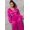 Green, variant on STRETCHY SATIN JUMPSUIT WITH LONG PUFFY SLEEVES