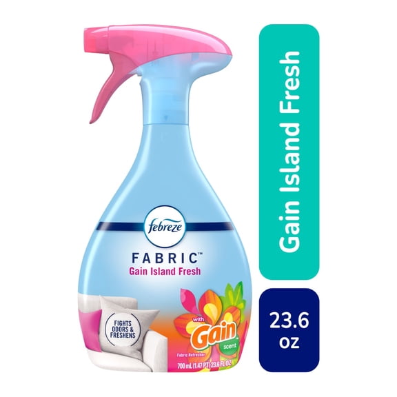 Febreze Odor-Fighting Fabric Refresher with Gain Island Fresh 23.6 fl oz - Pack of 1
