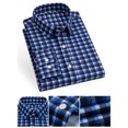 thumbnail image 2 of Zoeecloth Men's Plaid Button Down Shirts Cotton Long Sleeve Shirts Regular Fit Gingham Casual Shirts, 2 of 9