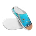 thumbnail image 3 of Lsque Underwater Aquarium Arches Pattern Womens Comfort Cotton on Scuff With Memory Foam and Anti-skid Sole Slipper-46/47, 3 of 7