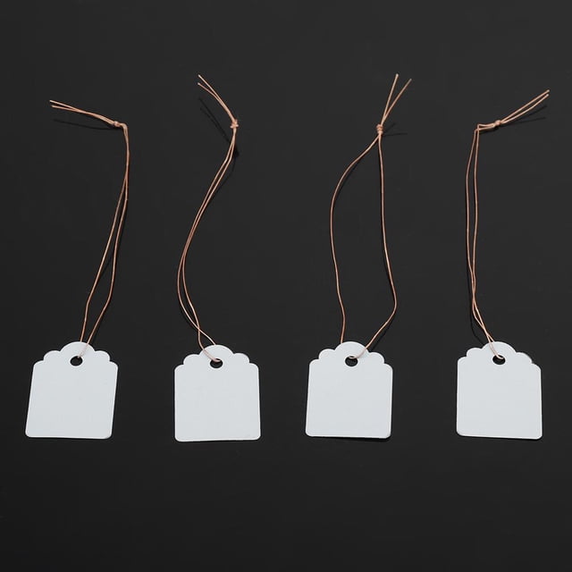 Rdeghly 200pcs PVC Hanging Flower Plant Seed Name Tag Label Marker Sign Outdoor , Seed Name Marker, Hanging Flower Label Marker