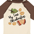 thumbnail image 4 of Inktastic My 1st Oktoberfest Green Hat Accordion and Pretzels Boys or Girls Long Sleeve Baby Bodysuit, 4 of 5