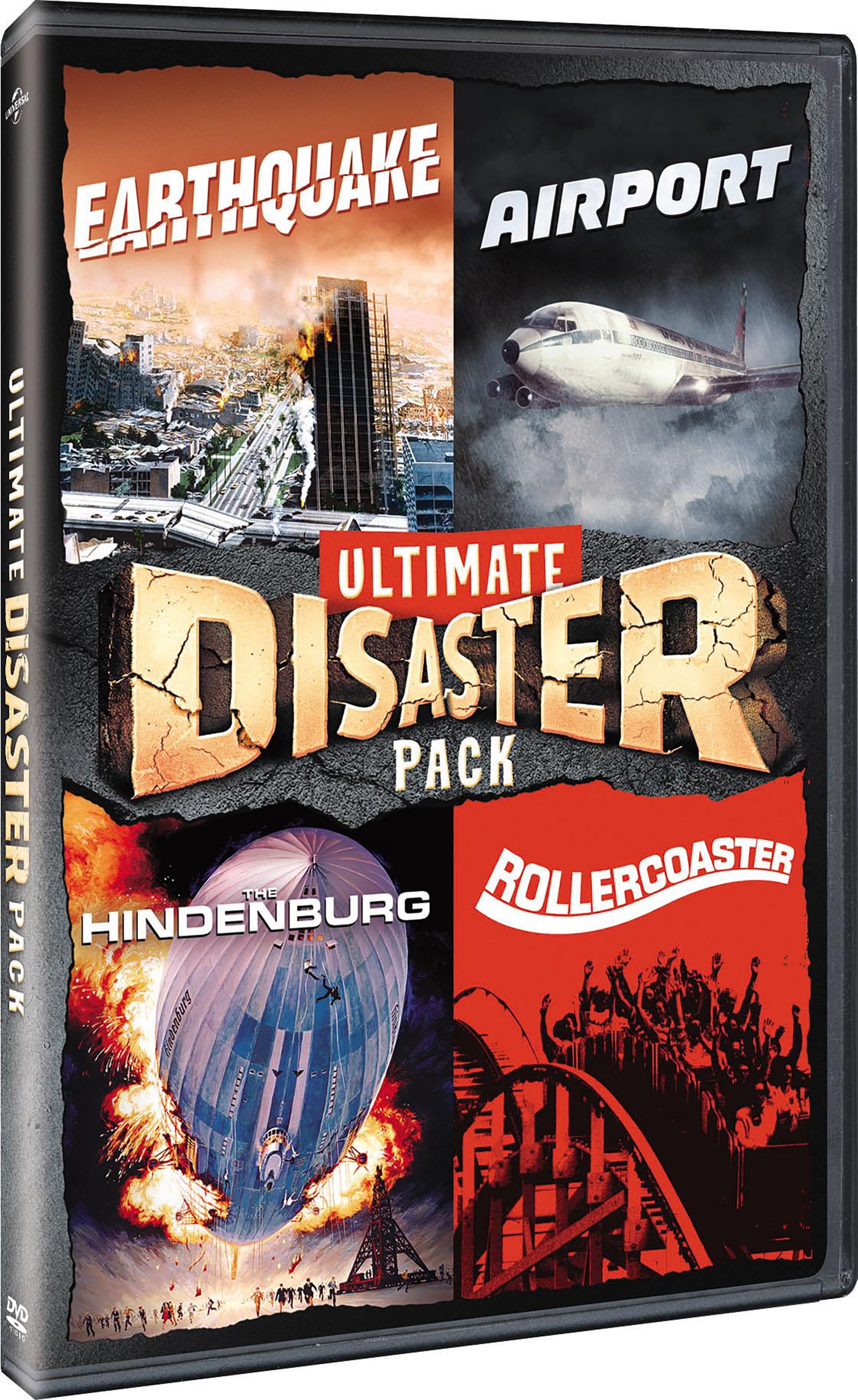 4-Movie Disaster Pack (Earthquake/Airport/Hindenburg/Rollercoaster