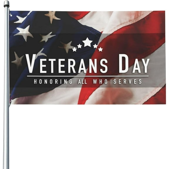 Veterans Day Outdoor Flag 3x5 Ft Thank You Veterans Memorial Day Flags for Outside Heavy Duty Large Garden Yard Lawn Flag for House Decor