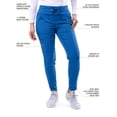 thumbnail image 4 of Adar Pro Modern Athletic Scrub Set For Women - Modern V-Neck Scrub Top & Yoga Jogger Scrub Pants, 4 of 7