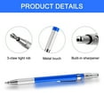 thumbnail image 2 of 5 Pcs Welders Pencil with 60 Pcs Round Silver Refills, Metal Marker Pen Metal Carbide Scriber Mechanical Pencils, 2 of 7