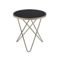 thumbnail image 2 of Table de bout Valora d'ACME, champagne et verre noir, 2 of 2
