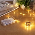 thumbnail image 2 of Guirnalda de luces LED de 10/20/30 m con cable de cobre y caja de batería plateada para decoración de Navidad, dormitorio, fiesta y boda, 2 of 5