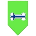 thumbnail image 1 of Bone Flag Finland  Screen Print Bandana Lime Green Small, 1 of 1