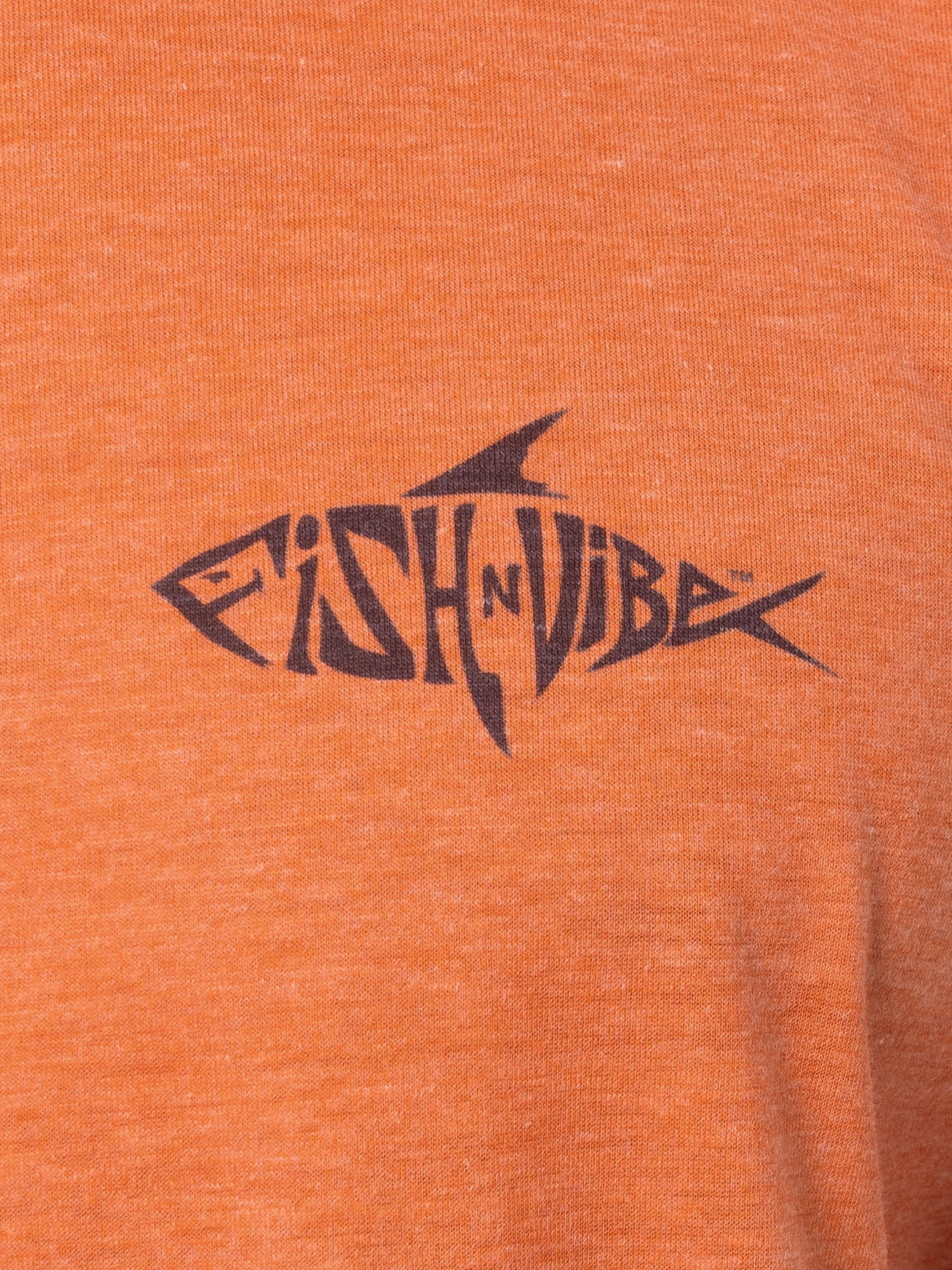 Fish N Vibe Men's Short Sleeve Fishing Performance Outdoor Graphic T-Shirt, Arabesque, XL