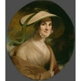 thumbnail image 2 of Thomas Sully 20x22 Black Ornate Framed Double Matted Museum Art Print Titled: Mrs. George Lingen (1842), 2 of 5