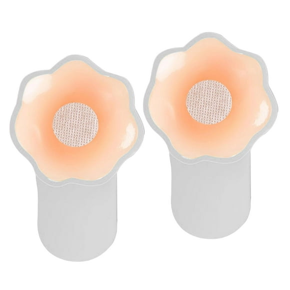 Cubrepezones sin costuras, cómodo y autosujetador, almohadillas para liguero antigolpes pétalo