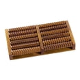 thumbnail image 4 of Pies de madera Talón ador Rodillo Herramientas de para pies cansados Relajación Antideslizante 6 filas jinwen masajeador de rodillos, 4 of 8