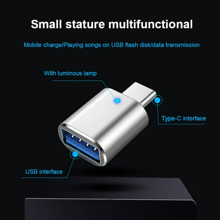Usb To Type C Otg Adapter Usb Usb-c Male To Micro Usb Type-c Female  Converter For Macbook S20 Usbc Otg Connector N2J5 