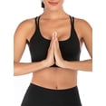 thumbnail image 5 of LELINTA Sports Bras for Women Seamless Comfortable Yoga Bra with Removable Pads Tank Tops, 5 of 7